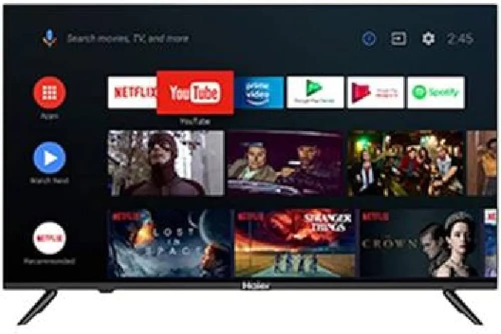 Haier 55 Inch 4K Bezel Less Google Android TV - Smart AI Plus LE55K6600HQGA