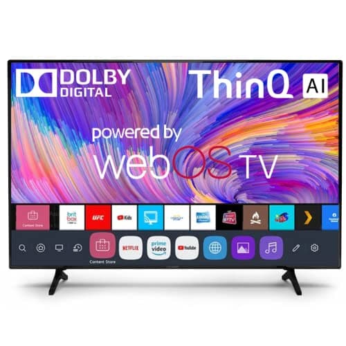 TRUSENSE 80 cm (32 Inch) TS 3243 | 1080P Full HD Smart TV with Web OS | Bezel-Less LED | (Black)