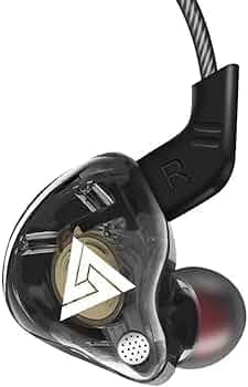 CALANDIS Qkz Ak6 in Ear 3.5Mm Sport Earphones with Mic Black