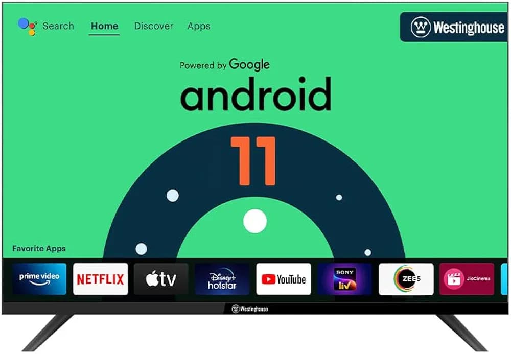 Westinghouse 100 cm (40 inches) W2 Series Full HD Certified Android LED TV WH40FX51 (Black)
