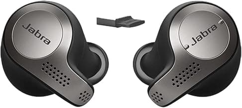 Jabra Evolve 65t Truly Wireless Bluetooth In Ear Headphone with Mic (Black)