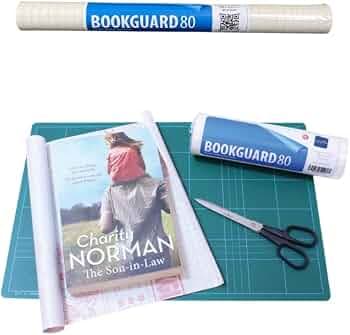 CIVOM Self Adhesive Transparent Book Cover (5M x 375MM) | Clear Protective Lamination Roll for Books, Notebooks, Textbooks, Certificates & Documents