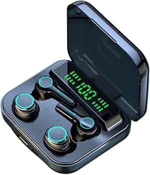 Digiclues M21 TWS Gaming Earbuds 13mm HD Dynamic Driver, Touch Controls Bluetooth Headset Wireless in Ear Earbuds with mic Dynamic Driver, Immersive A...
