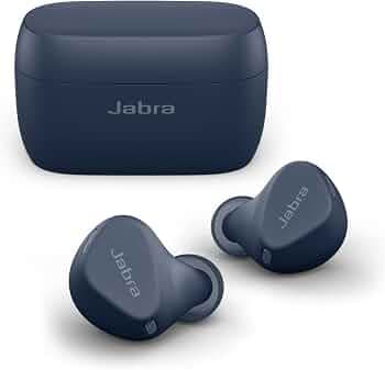 (Refurbished) Jabra Elite 4 Active in-Ear Bluetooth Earbuds - True Wireless Ear Buds with Secure Active Fit, 4 Built-in Microphones, Active Noise Canc...