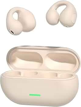 VEHOP T75 EAR CLIP OWS Open Ear Wireless Earbuds | ENC Mic for Crystal-Clear Calls | 30hr Playtime with Type-C Fast Charging | BT5.3 Gaming Bluetooth ...