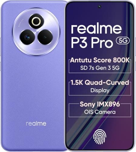 Realme P3 Pro 5G Smartphone (Galaxy Purple, 8GB RAM+ 128GB Storage)