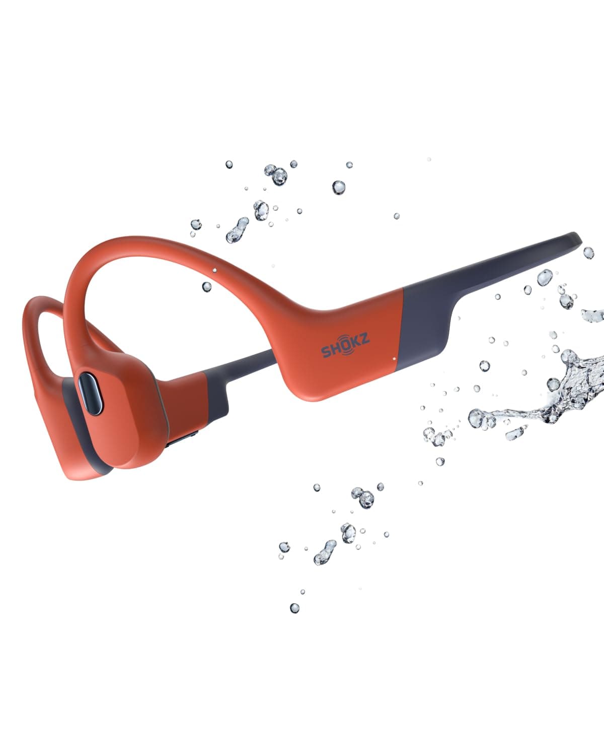 SHOKZ OpenSwim Pro Bone Conduction Sports Headphones, IP68 Waterproof Open-Ear Wireless Earphones with Bluetooth 5.4, 32GB of MP3 Storage, Noise Cance...