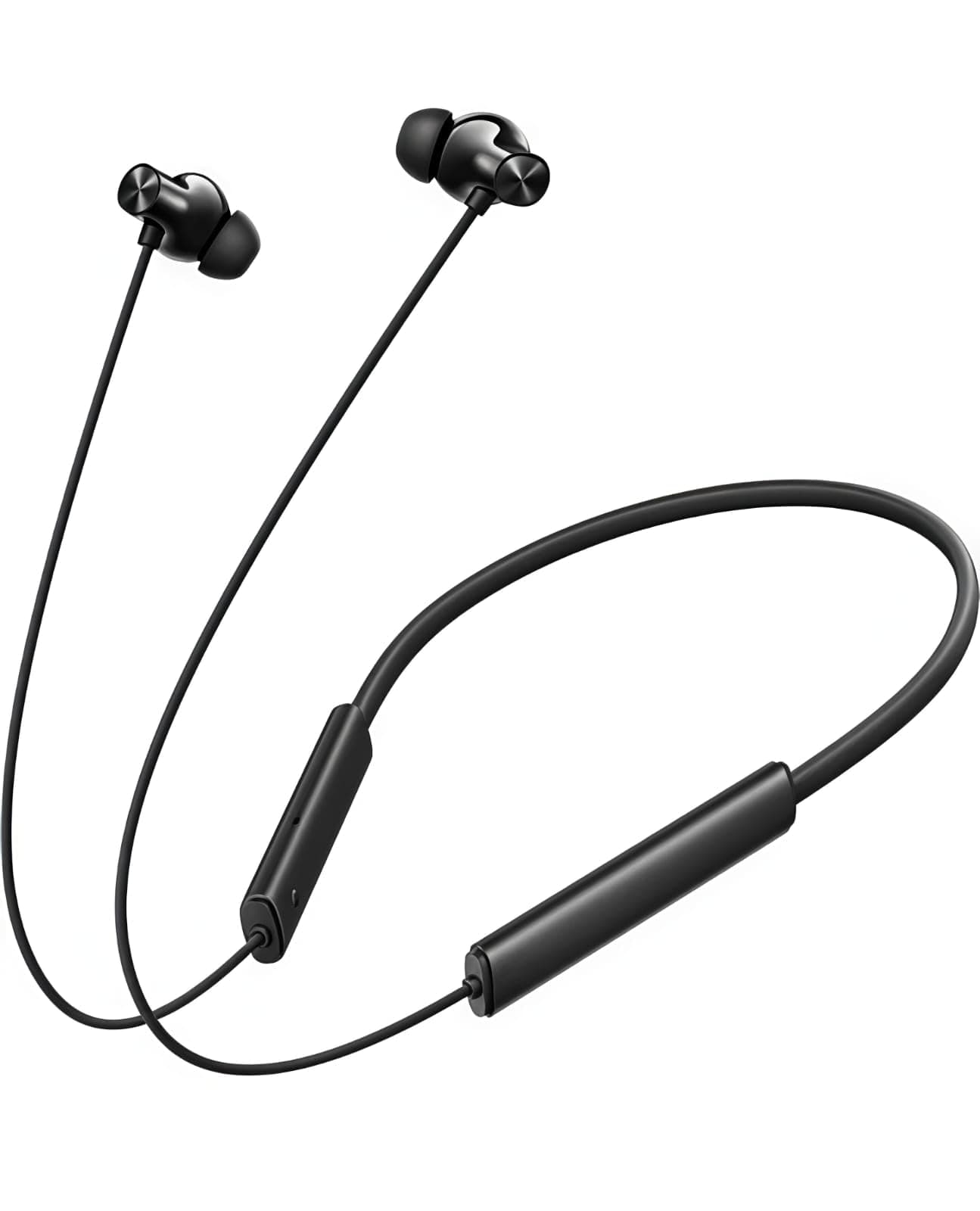 Buds Wireless 3 Neckband Headphones, Black, Magnetic on/Off Earphones, Bluetooth