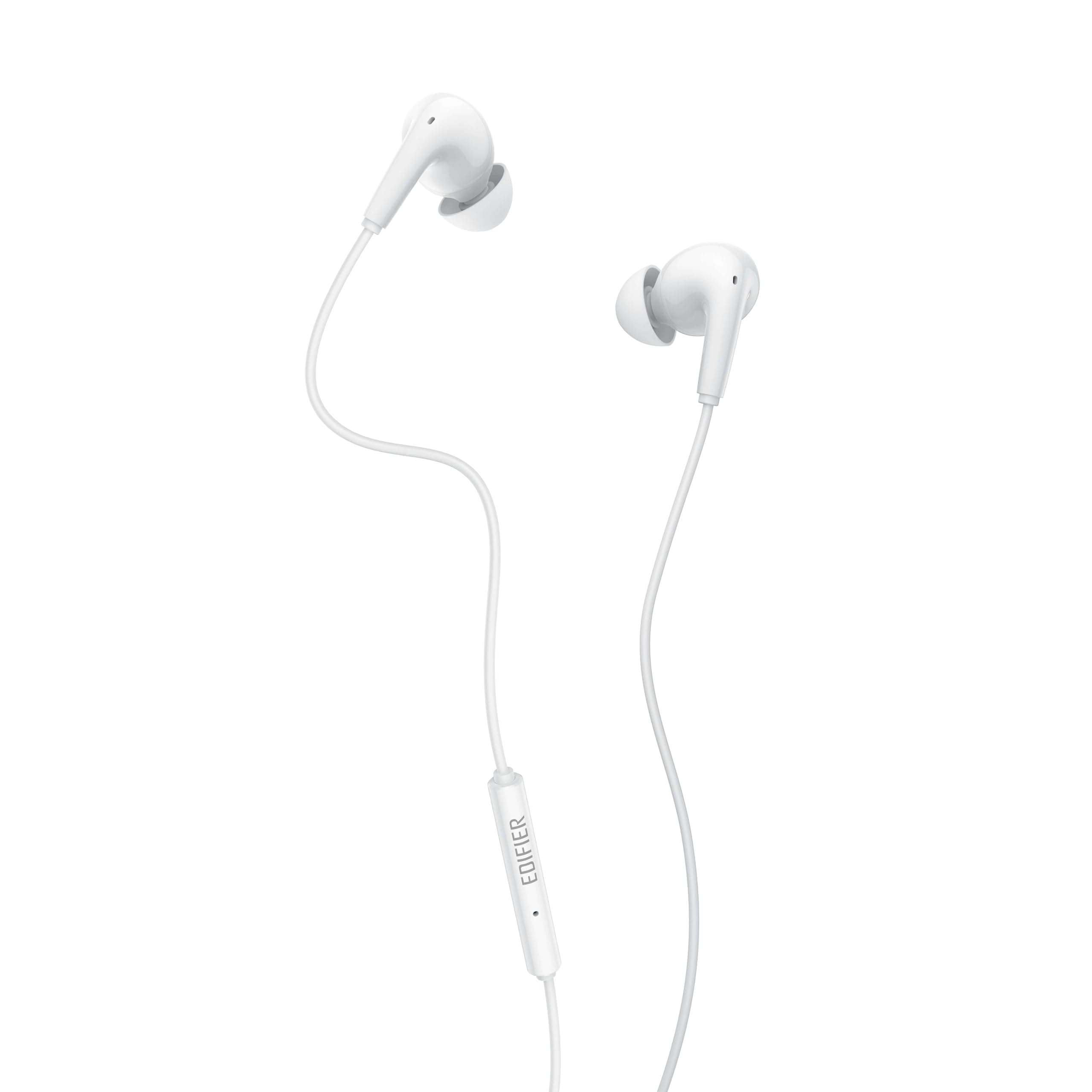 Edifier P230 USB-C Wired Earphones, Hi-Res Audio, 12.4mm Dynamic Driver, IP54 Water Resistant -White