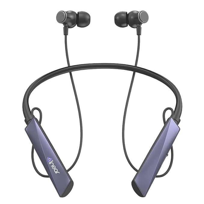 InEar DJ-M8 Bluetooth Neckband with 60H Playtime, Voice Changer, Magnetic On Off, Type-C Charging, Dual Pairing, ANC, Mic, HD Sound, IPX, for Gaming R...