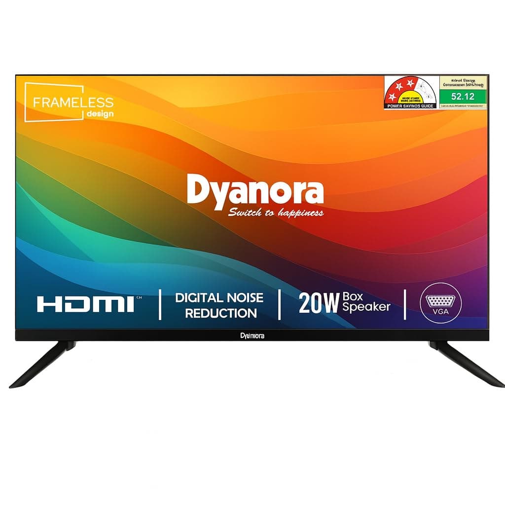Dyanora 80 cm (32 Inches) HD Ready LED TV DY-LD32H0N (Black) (2021 Model)