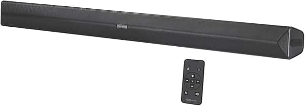 Portronics Sound Slick II 40W POR-936 Wired and Wireless Bluetooth Sound Bar (Black)