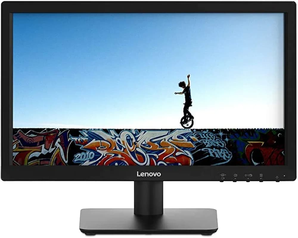 (Renewed) Lenovo 18.5-inch HD Monitor (5ms Response time - 200 Nits Brightness - HDMI - VGA - HDMI Cable Included - Power Cord Included - 72% Color Gamut - TUV Blue Light Certification)