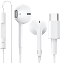 BIGASUO Original Type-C Earphones for iPhones 16/16 Plus/16 Pro/16 Pro Max, 15/15 Plus/15 Pro Max, iPad & Android, Wired H...