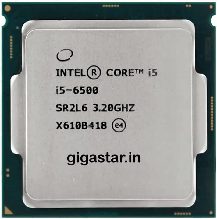 Intel Core i5-6500 6th Generation Processor 6M Cache, up to 3.60 GHz for LGA 1151Socket Excellent Performance Processor (Silver)