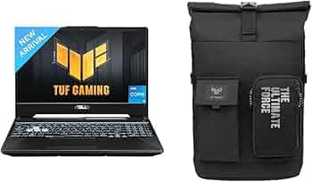 ASUS TUF Gaming F17, Intel Core i5-11400H 11th Gen, 17.3"" (43.94 cm) FHD 144Hz, (8GB/512GB SSD), FX706HF-HX018W + TUF VP4700 Gaming Bag (Black)