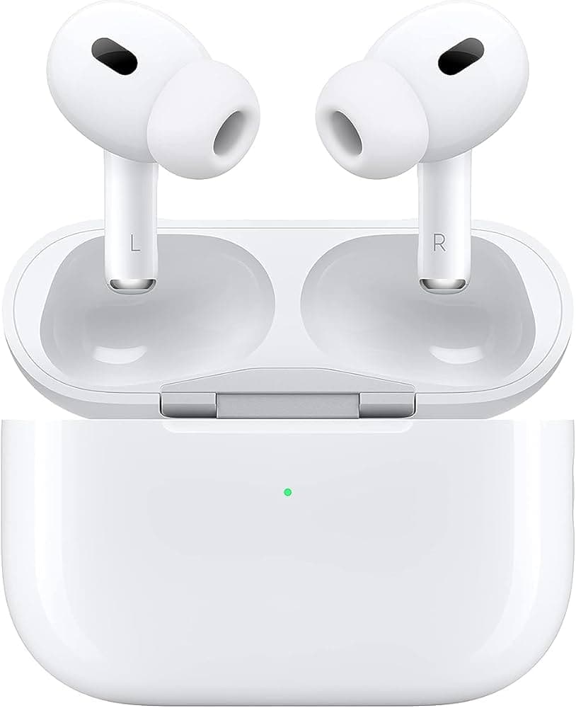 Air-Pods Pro (3rd Generation) WIith Mag Safe Wireless Charging Case, Ear Tips, Charging Cable (White) - True Wireless with ANC & Spatial .Audio Featur...