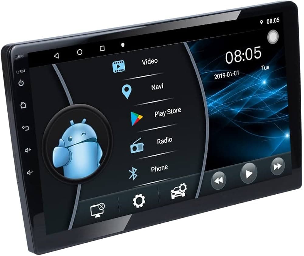 Automotive Plus 9 Inches Advanced Android 10 System with 16GB Internal Storage, IPS Capacitive Touch Panel with Gorilla Glass/Full HD Display/WiFi/GPS/Steering Wheel Connectivity/BT