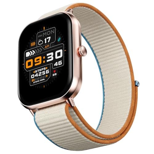 Fire-Boltt Ninja Call Pro Max Nyluxe Smart Watch 2.01 inch Display, Bluetooth Calling, 120+ Sports Modes, Health Suite, Voice Assistance (Beige)