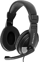 (Renewed) Zebronics Zeb-200HM Headphone with Mic, Dual 3.5mm Connectors, Adjustable Headband & Mic, for PC Computers/Laptop