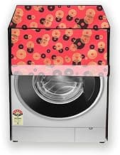 HIZING Front-Load Washing Machine Cover Made for LG 8 Kg Front Load Fully Automatic, FHP1208A5M Polka dot red Print