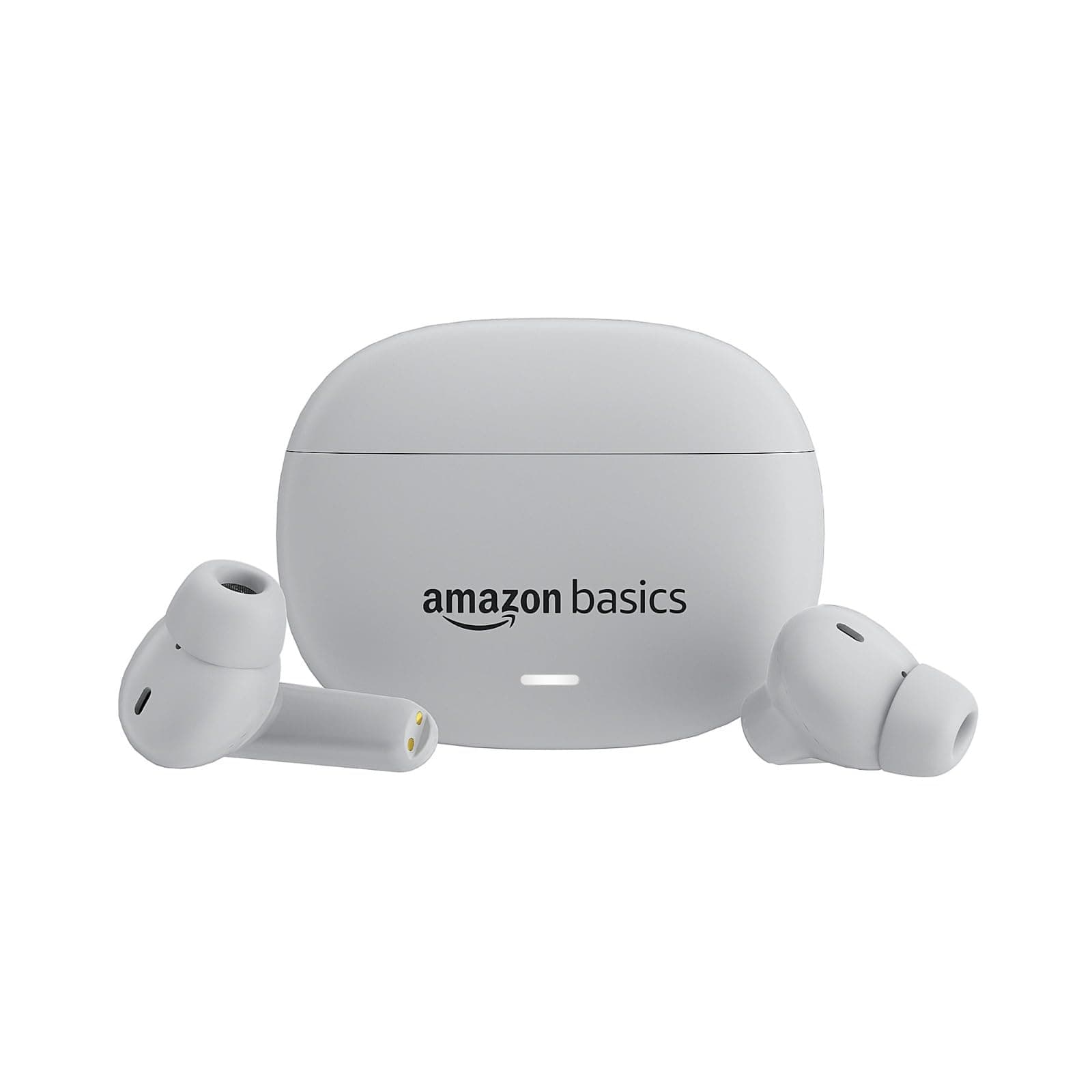 amazon basics True Wireless in-Ear Earbuds with Mic, Low-Latency Gaming Mode, Touch Control, IPX5 Water-Resistance, Bluetooth 5.3, Up to 60 Hours Play...