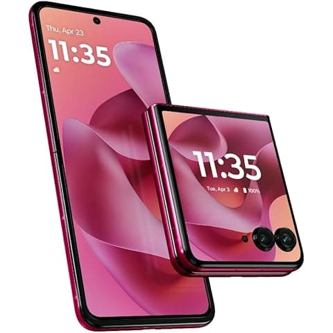 Motorola Razr+ 2025 | Unlocked | Made for US 12/256GB | 50MP Camera | Hot Pink