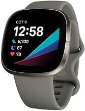 Fitbit Sense Advanced Smartwatch with Tools for Heart Health, Stress Management & Skin Temperature Trends, Sage Grey/Silve...