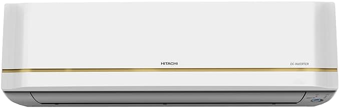Hitachi 1 Ton 5 Star Inverter Split AC (Copper, Dust Filter, 2021 Model, RAPG512HEEA, White) Air Conditioners