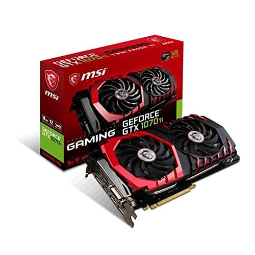 MSI Gaming GeForce GTX 1070 Ti 256-Bit 8GB GDDR5 VR Ready DirectX12 SLI Support Graphics Card (GTX 1070 TI Gaming 8G) Graphics Cards