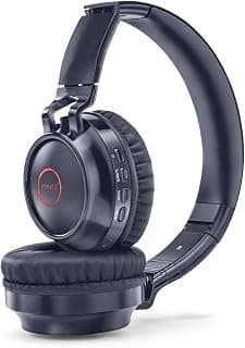 (Renewed) Zinq Technologies Erupt 4155 Super Bass Bluetooth On-Ear Headphones with Mic (Black)