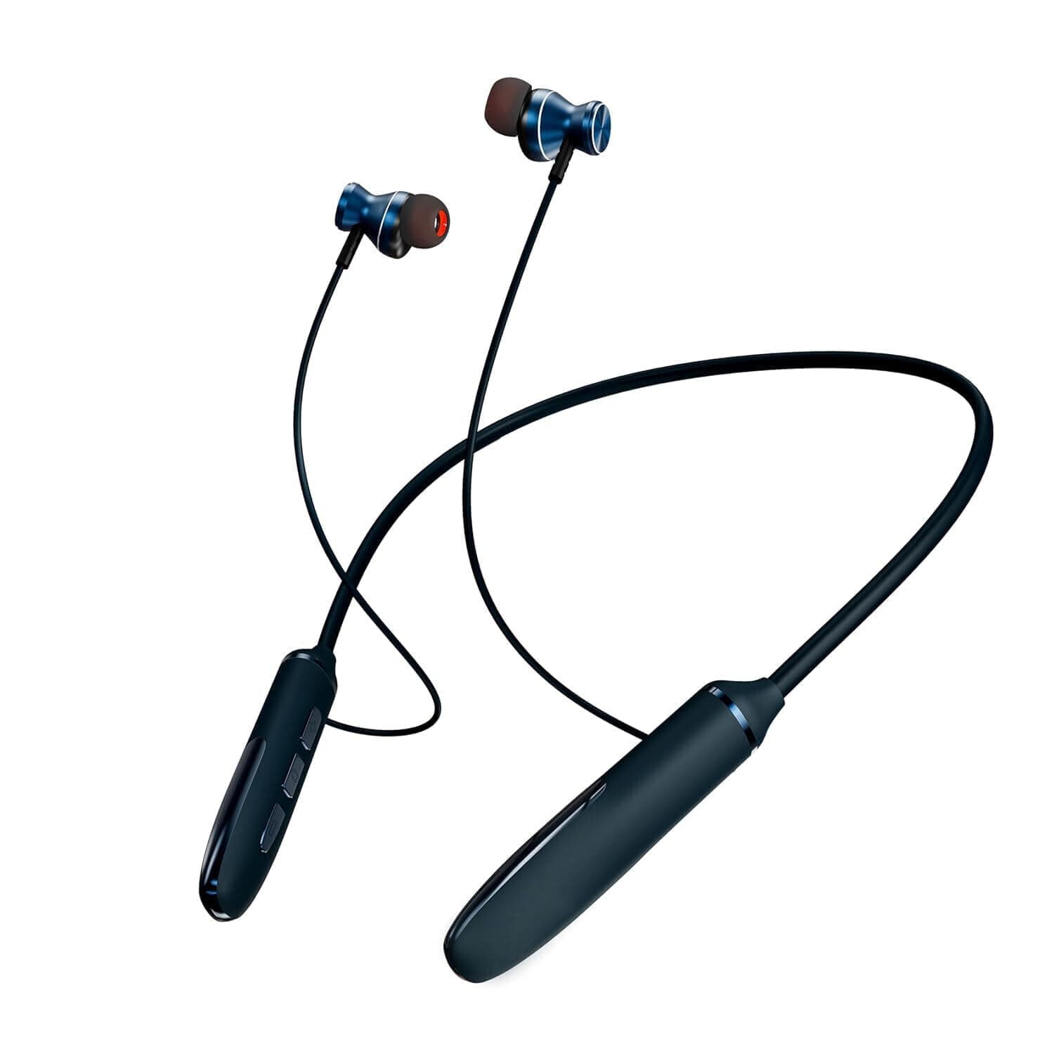 Neckband Bluetooth for realme Buds Wireless 5 ANC Like Wireless Bluetooth Neckband in-Ear Headphones Headset with Mic, Dee...
