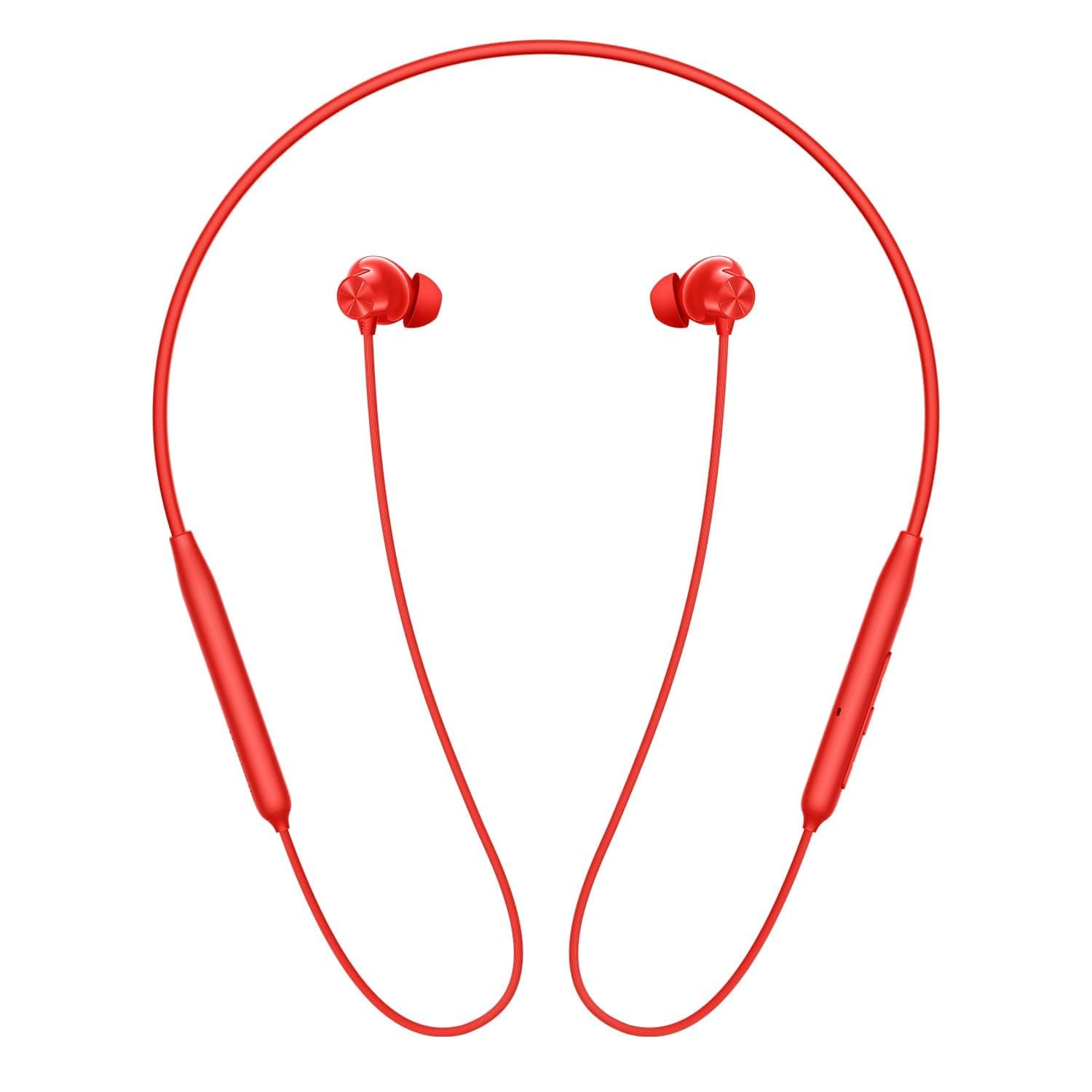 Original Wireless Z3 in-Ear Neckband Compatible with Oneplus, 12.4mm Drivers, 3D Spatial Audio,10 mins Charge for 28 hrs Playback [Orange] Color