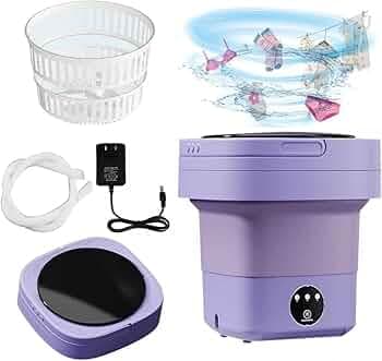 Heattack SeMi AuToMaTiC FoLdInG 11L SmAlL MiNi WaShInG MaChInE WiTh DrYeR DeEp CLeAnInG FoR UnDeRwEaR WaShINg MaChInE ClOtHeS WaShEr2
