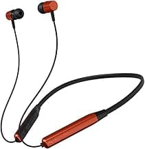 (Renewed) Zebronics Zeb-Lark ?Wireless ?in Ear? ?Neckband Earphone? ?with BT 5.0, Rapid Fast Charging, Up to 17H Battery Life, Dual Pairing, Call Func