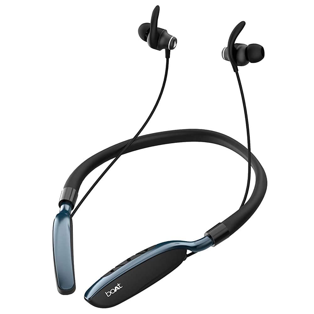(Renewed) boAt Rockerz 385v2 Wireless Neckband with Up to 40H Nonstop Playback, BT V5.0, Qualcomm CVC & aptX, Type C Interface, Magnetic Earbuds, IPX6