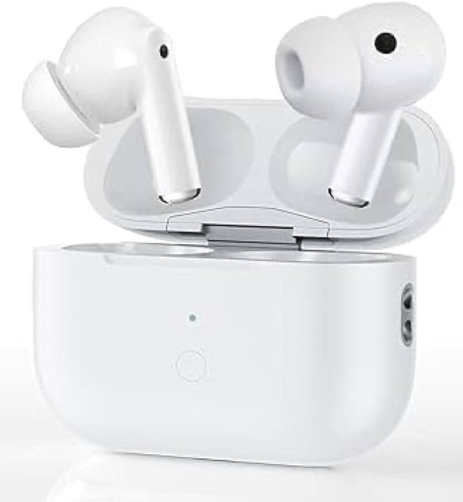 Airbuds pro 2nd Generation with (C-Type) Charging Case (White) TWS in-Ear Earphone | Bluetooth 5.3, Mic & | Earbuds True Wireless in Ear Headset | IPX...