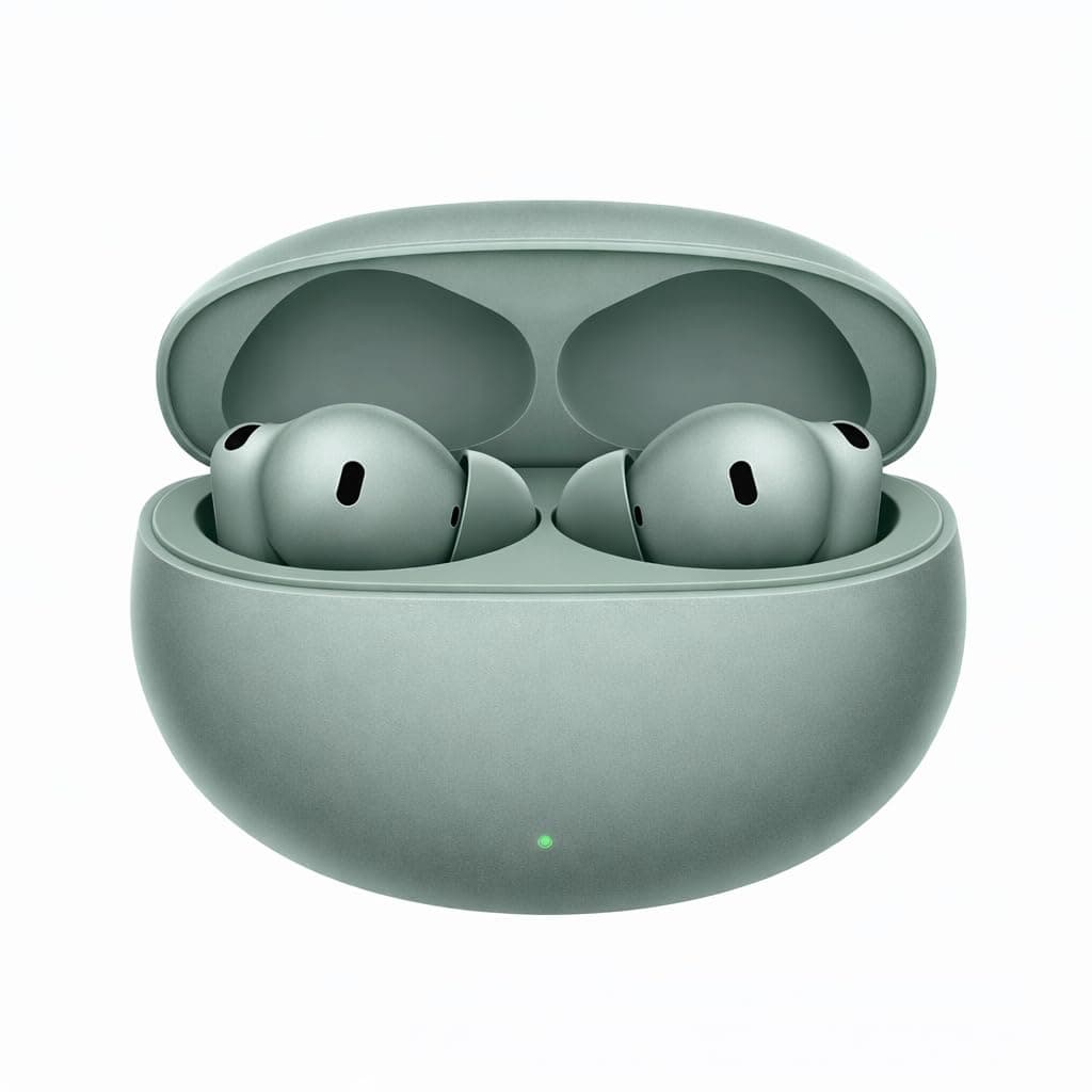 Buds 4 Compatible with OnePlus Wireless Earbuds with Dual DACs, Dynaudio Audio Tuning, AI-Powered Translator & Long 43H Playback (Zen Green) [LK453]