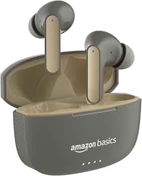 Amazon Basics TWS In-Ear Earbuds (AB-A8) with Fast Charging up to 50 Hours of Playtime | Dual 10mm Driver | IPX4 Water-Resistance | Bluetooth 5.3 | Ch...