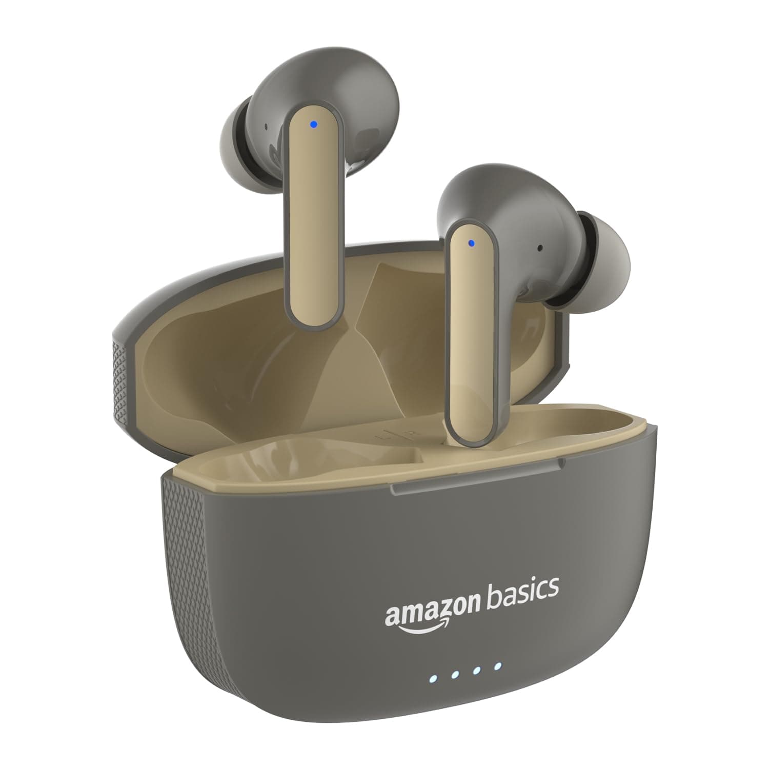 Amazon Basics TWS in-Ear Earbuds (AB-A8) with Fast Charging up to 50 Hours of Playtime | Dual 10mm Driver | IPX4 Water-Resistance | Bluetooth 5.3 | Ch...