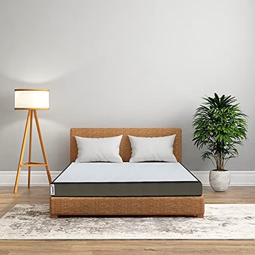 Livpure Smart Vital 5'' Reversible Dual Comfort Foam Mattress (Non-Removable Cover) (King, 72x72x5 Inches)