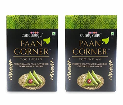 Candysaga Paan Corner Paan Flavoured Candies & Paan Toffee (100 Pcs in 1 Box) Set of 2