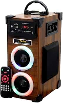 PALCO SOUND SYSTEM M1900-BRN 30 Watt Floor Standing Tower Speaker with Bluetooth, FM, USB, Echo, AUX 30 Watt, Portable Speaker for Home/Outdoor/Travel...