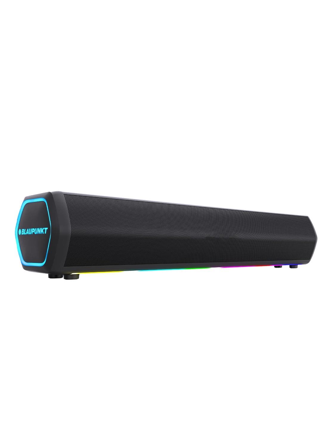 Blaupunkt Newly Launched SBA20 Pro 25W Bluetooth Soundbar with 2000mAh Battery I RGB Lights I Honeycomb Design I AUX, Bluetooth, USB & TWS I BT Speake...