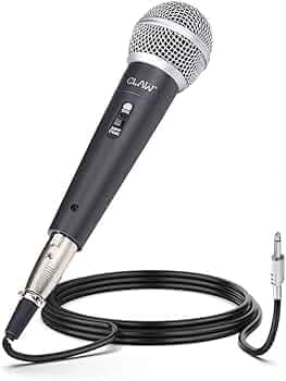 CLAW Alaap MI125 Dynamic XLR Karaoke Wired Handheld Microphone with On/Off Switch and 16.4Ft Detachable Cable