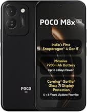 POCO M8x 5G (Black, 128 GB) (4 GB RAM)