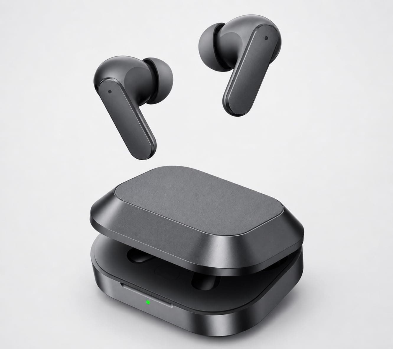 ORIONIS Buds Air 8 TWS Earbuds with 55dB ANC, 6 Mic ENC, Bluetooth 5.4, 45ms Low Latency, Dual Dynamic Drivers, IP55 Water...