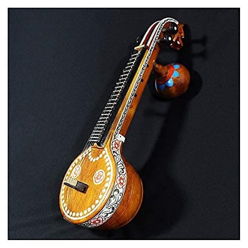 GiTAGGED® Miniature Bobbili Veena (Saraswati Veena) , Showpieces (13 inches)