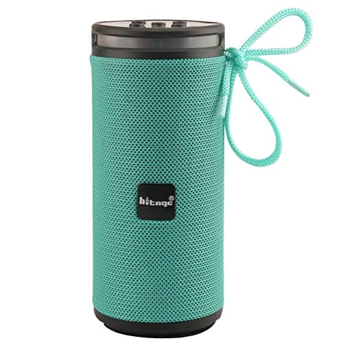 Hitage BT-5.0|(Green) Bingo Series Music Playing Power Sound and BASS Tube TF Card Slot 10W Bluetooth Speaker  (Green, 5.0 Channel)