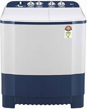LG 7.5 Kg Semi Automatic Top Load Washing Machine White, Dark Blue (P7510RBAZ)